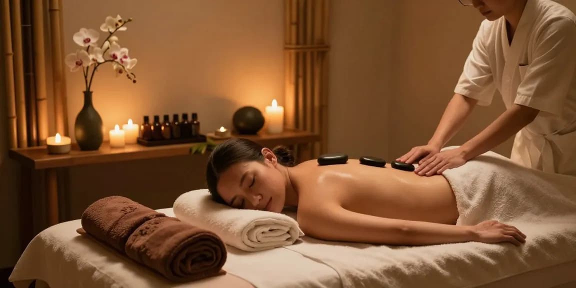 Experience ultimate relaxation with ALO8 spa treatments, rejuvenating facial, and massage therapy for self-care.