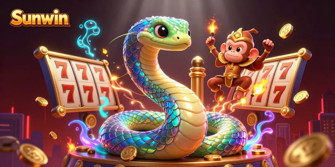 Engage with Sunwin's vibrant slots scene featuring lively characters and exciting game elements.