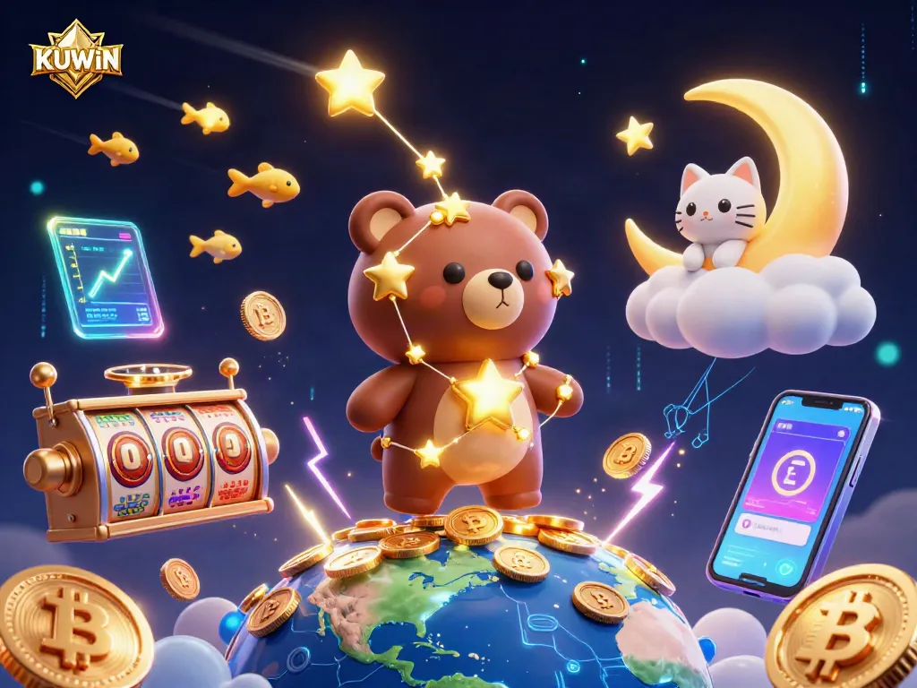 Engage in thrilling gameplay at KUWIN, featuring vibrant slots and mesmerizing 3D illustrations.