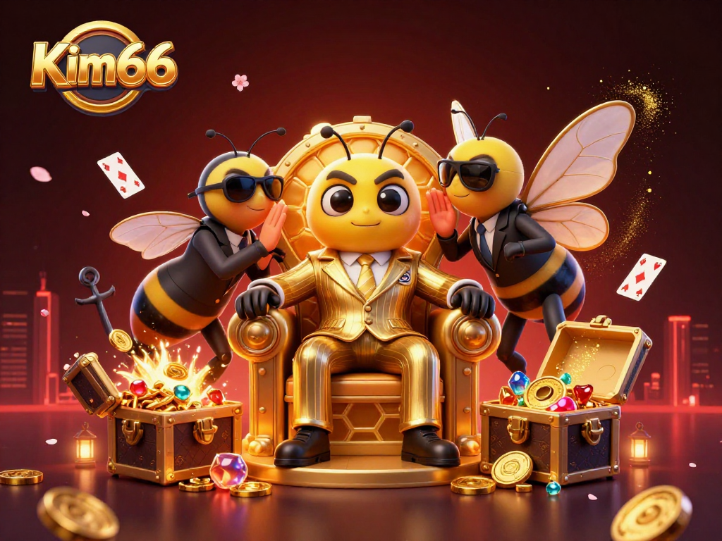 Experience thrilling gameplay with Kim66's vibrant casino world featuring dynamic characters.