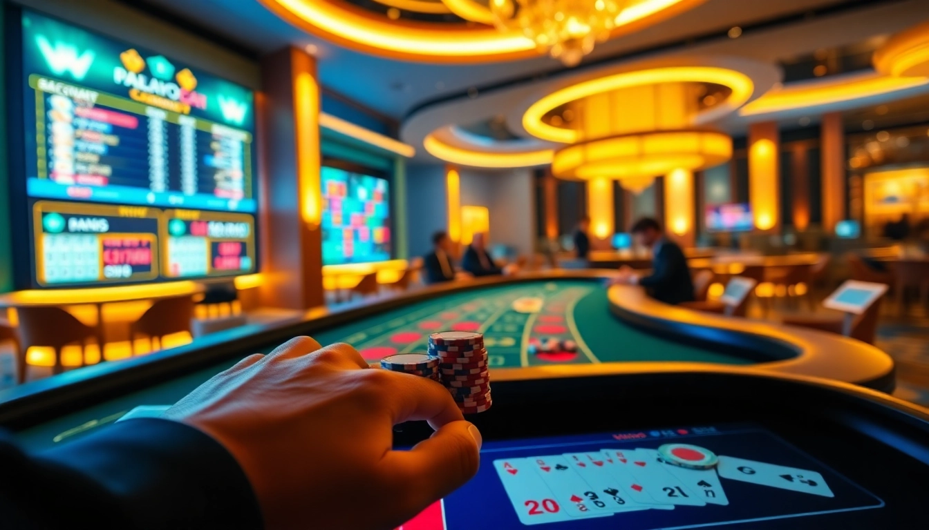 W88.nyc vibrant online casino interface featuring players at Baccarat and Blackjack tables.