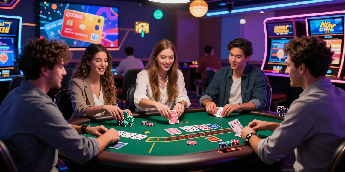 Engaging players at vibrant credit card casinos at scoarch.org.uk enjoying live blackjack with exciting visuals and bonuses.