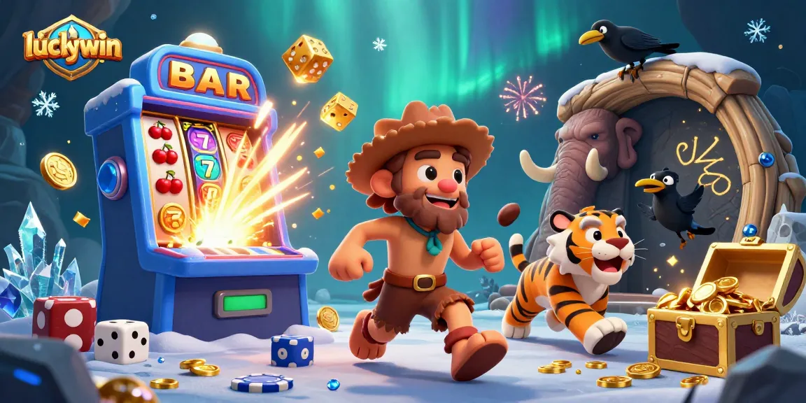 Experience thrilling gameplay with luckywin in an exciting prehistoric casino filled with colorful elements.
