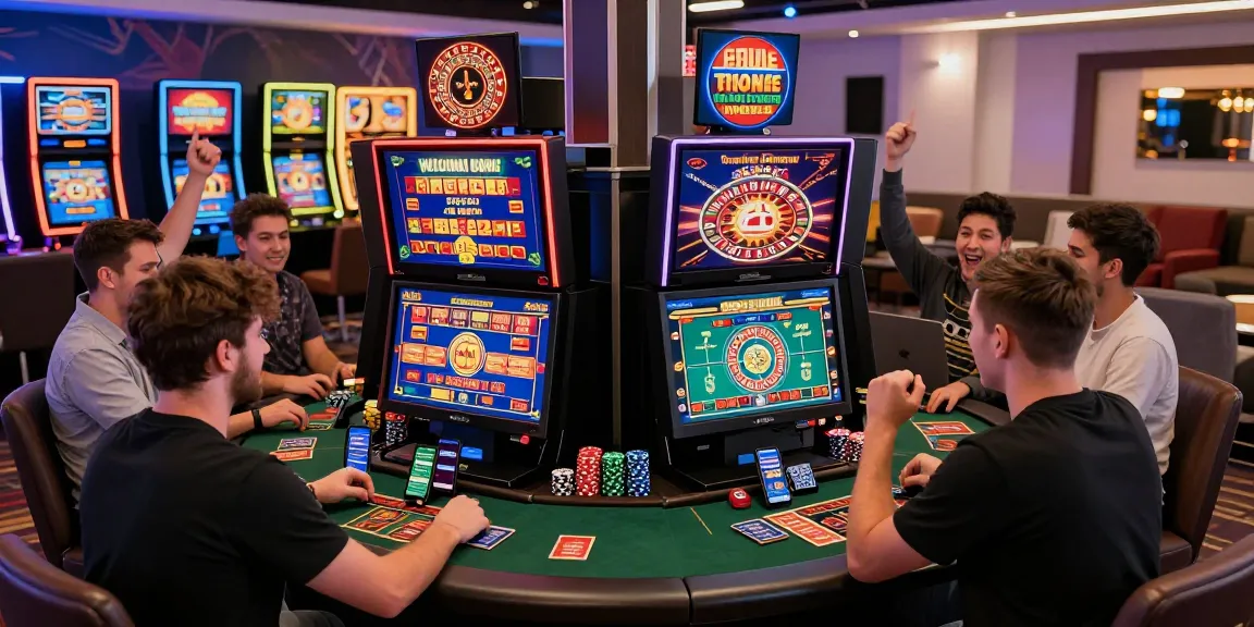 Explore the vibrant world of non UK casinos at https://sssk.org.uk with players enjoying gaming activities.