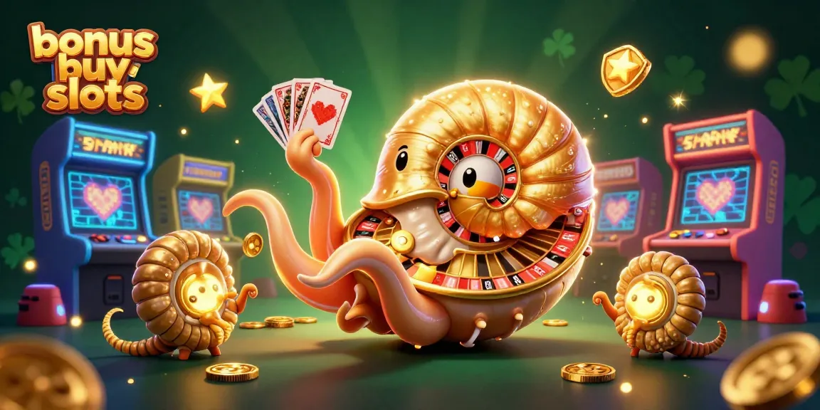 Experience excitement with bonus buy slots featuring vibrant characters and arcade elements.
