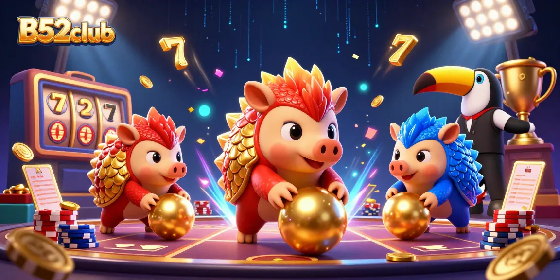 B52club engages players in exciting jackpot games featuring dynamic pangolins and thrilling casino elements.