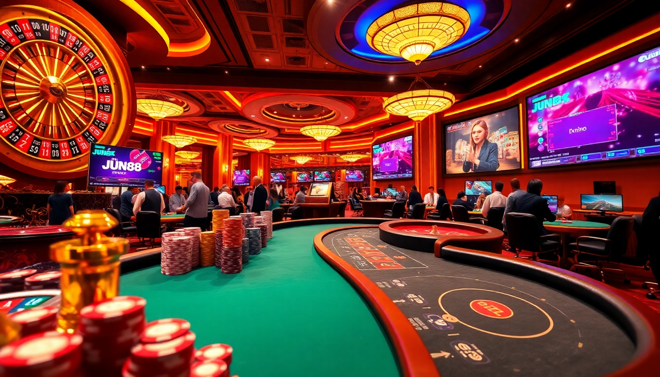 Experience the excitement at trang chủ jun88 with vibrant casino elements and modern gambling interfaces.