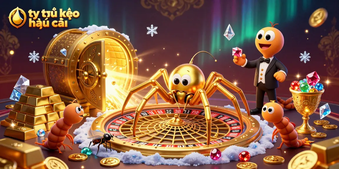 Engage with tỷ lệ kèo nhà cái while a fly nervously bets near a roulette wheel spun by a centipede dealer.