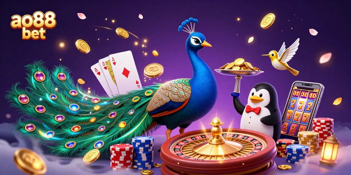 Experience the excitement of ao88 bet with dazzling characters and casino elements coming to life!