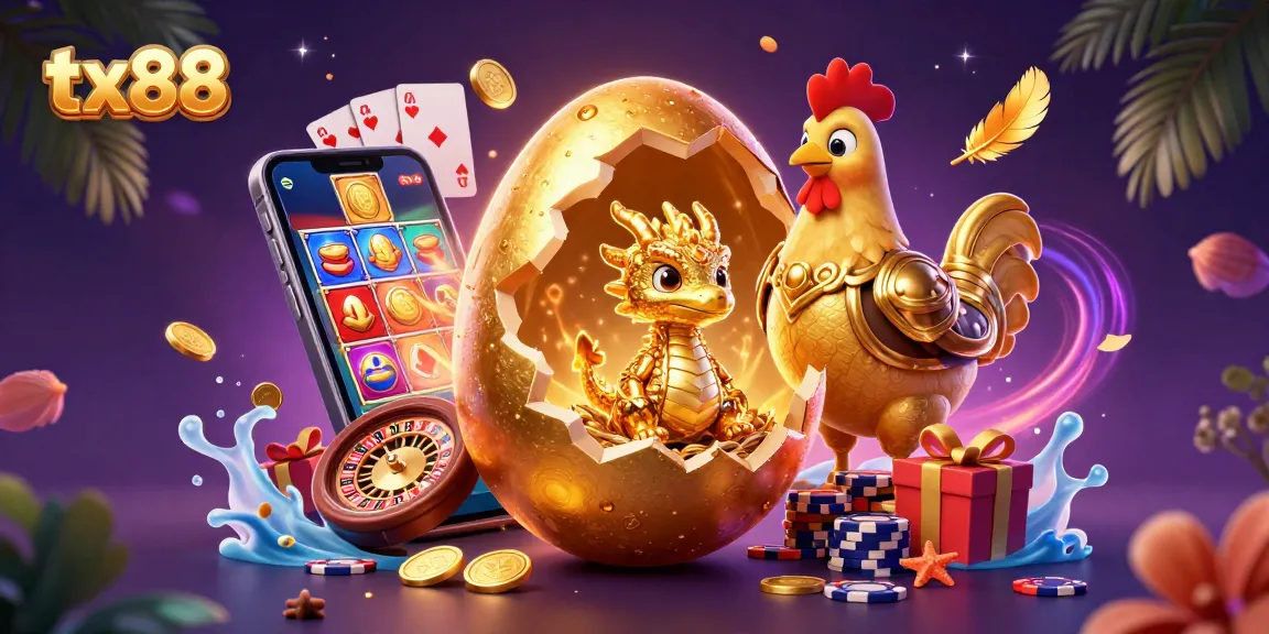 Experience thrilling gameplay at tx88 with exciting poker and casino action, featuring golden dragon and poker chips.