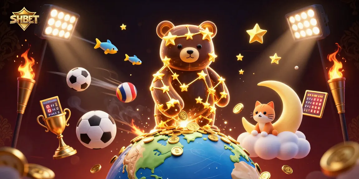Experience thrilling gameplay with SHBET, featuring stars, sports elements, and dynamic gaming action.