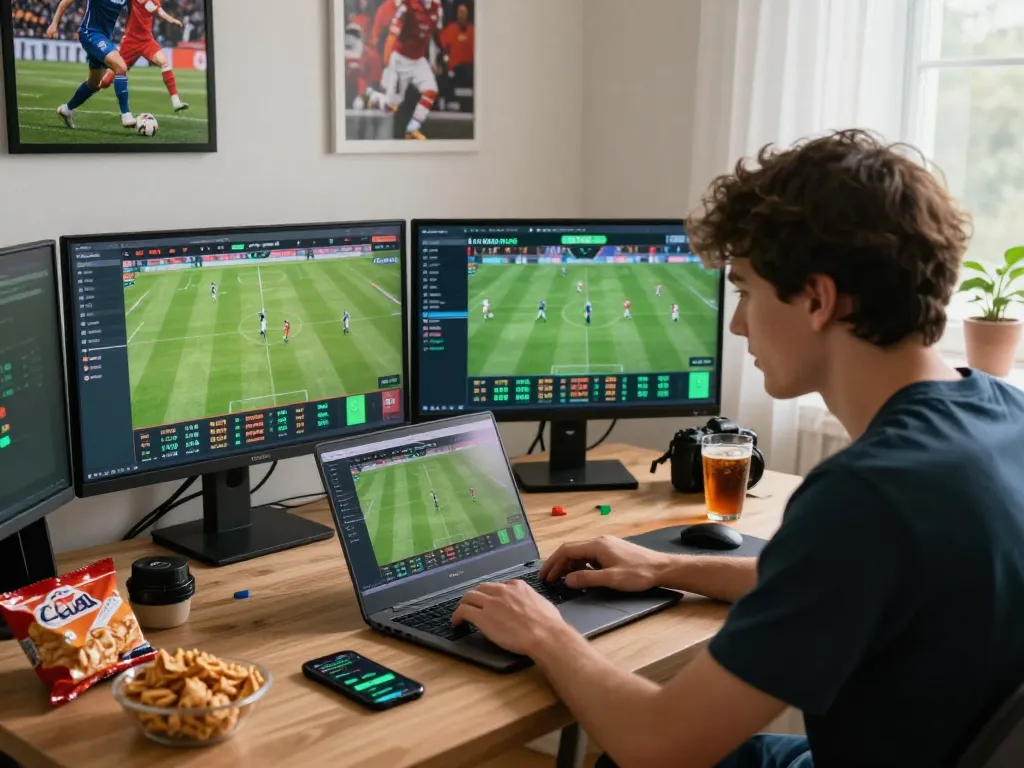 Intense sports betting experience on 1gom platform with live match analysis
