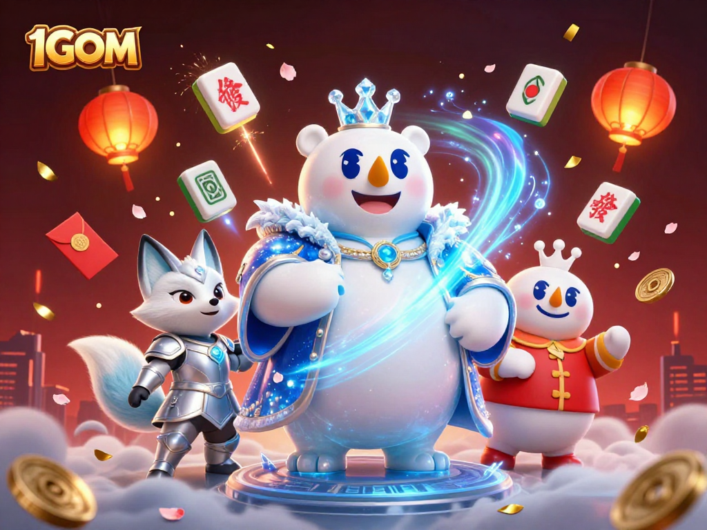 Experience thrilling gameplay at 1GOM with dynamic casino elements and captivating characters.