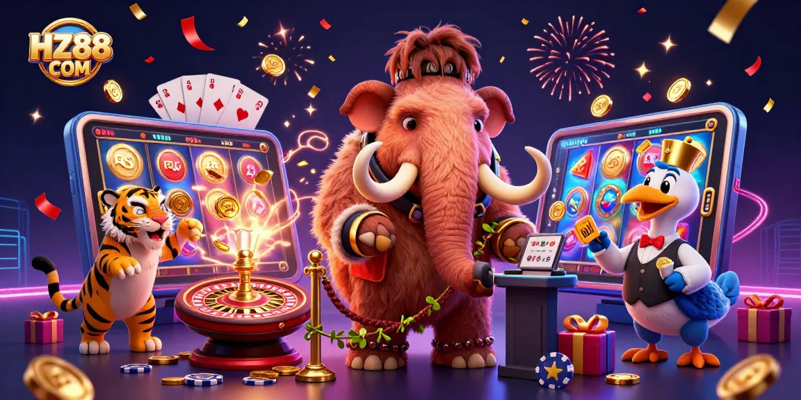 Engage with exciting gaming at HZ88 COM featuring colorful slot games and captivating characters.