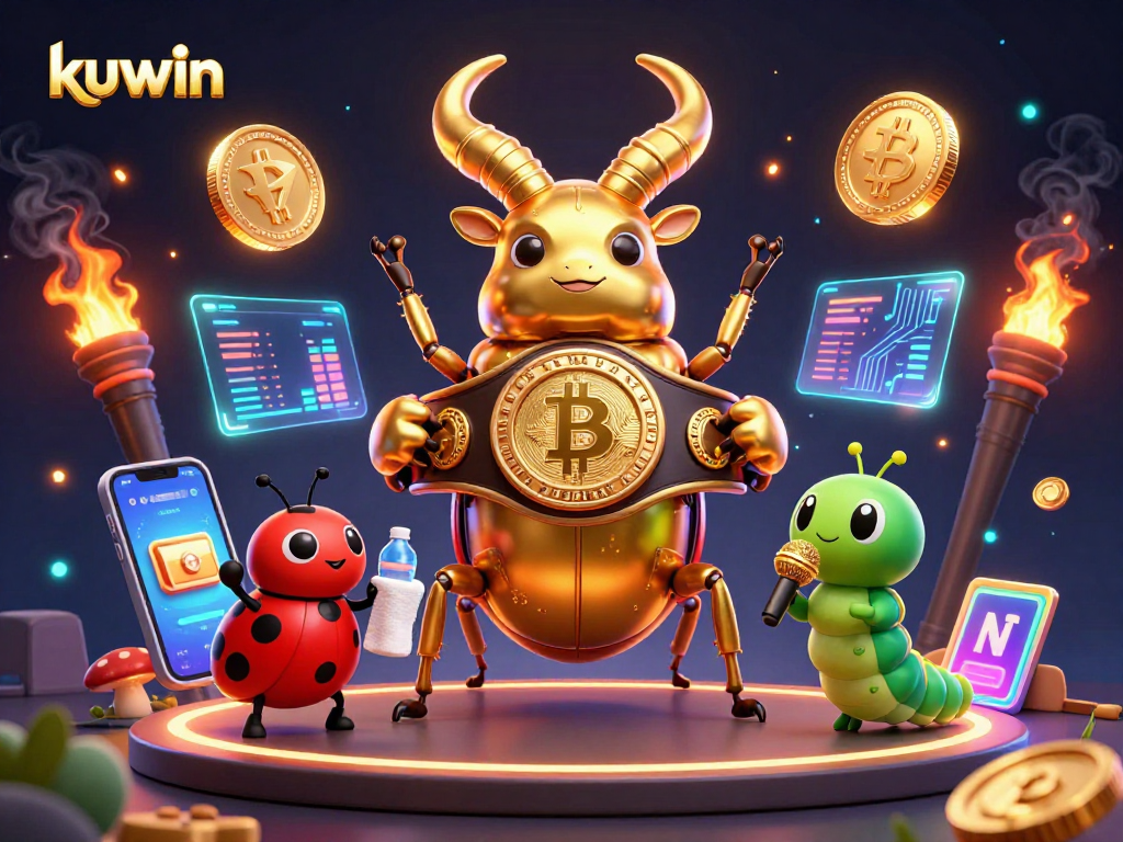 Kuwin offers an exciting gaming experience with vibrant characters and dynamic crypto elements.