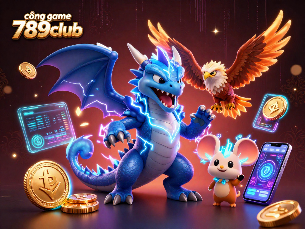 Experience thrilling gaming at cổng game 789club with dynamic characters and crypto elements.