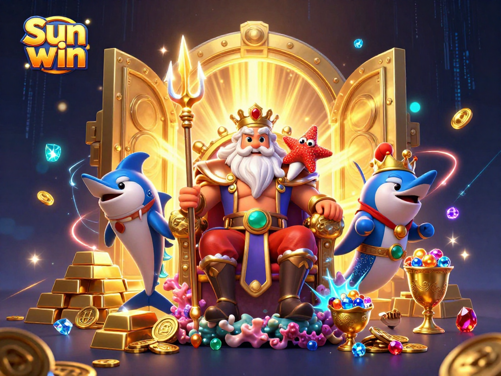 Experience the allure of Sun win with dynamic gameplay elements, sparkling treasures, and vibrant characters.