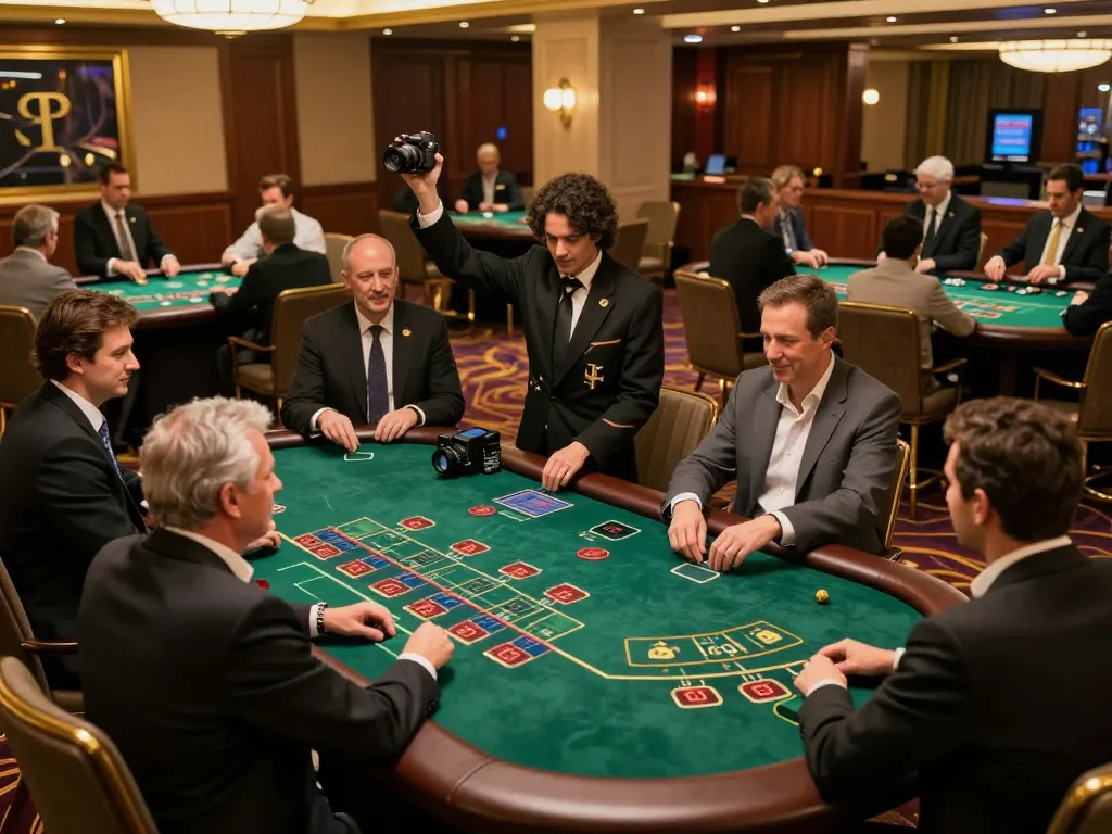 tg88 players placing bets at lively blackjack tables in an upscale casino atmosphere