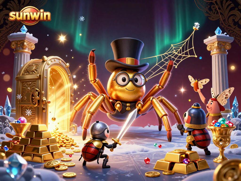 Join the adventure at sunwin as a golden tarantula spins its casino web of riches!