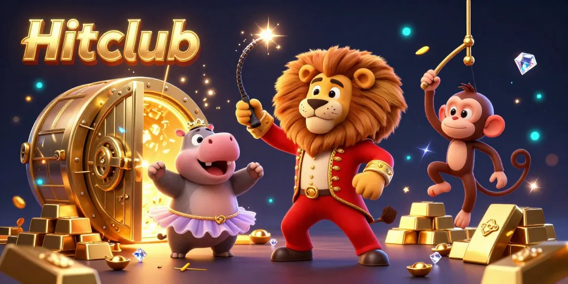 Engage in thrilling gaming adventures at Hitclub with vibrant 3D characters and dynamic casino elements.