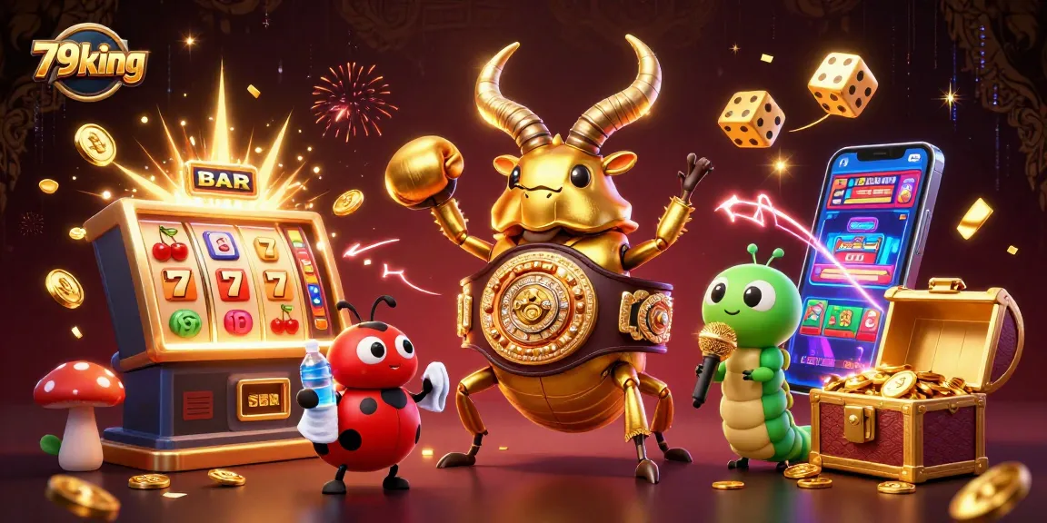 Engage in thrilling casino action with 79king's vibrant characters and explosive slot jackpots.