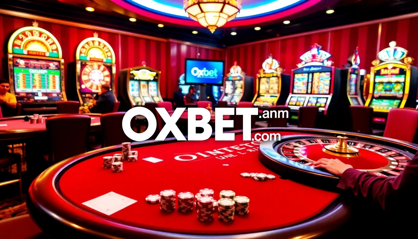 Experience the thrill of gambling at OXBET COM with engaging poker games and vibrant casino atmosphere.