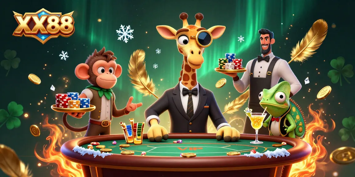 Engage in thrilling gameplay at XX88 with vibrant visuals and rich casino elements.