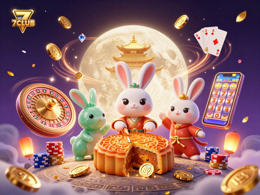 Experience thrilling gameplay at 7CLUB with vibrant characters and dynamic casino elements.
