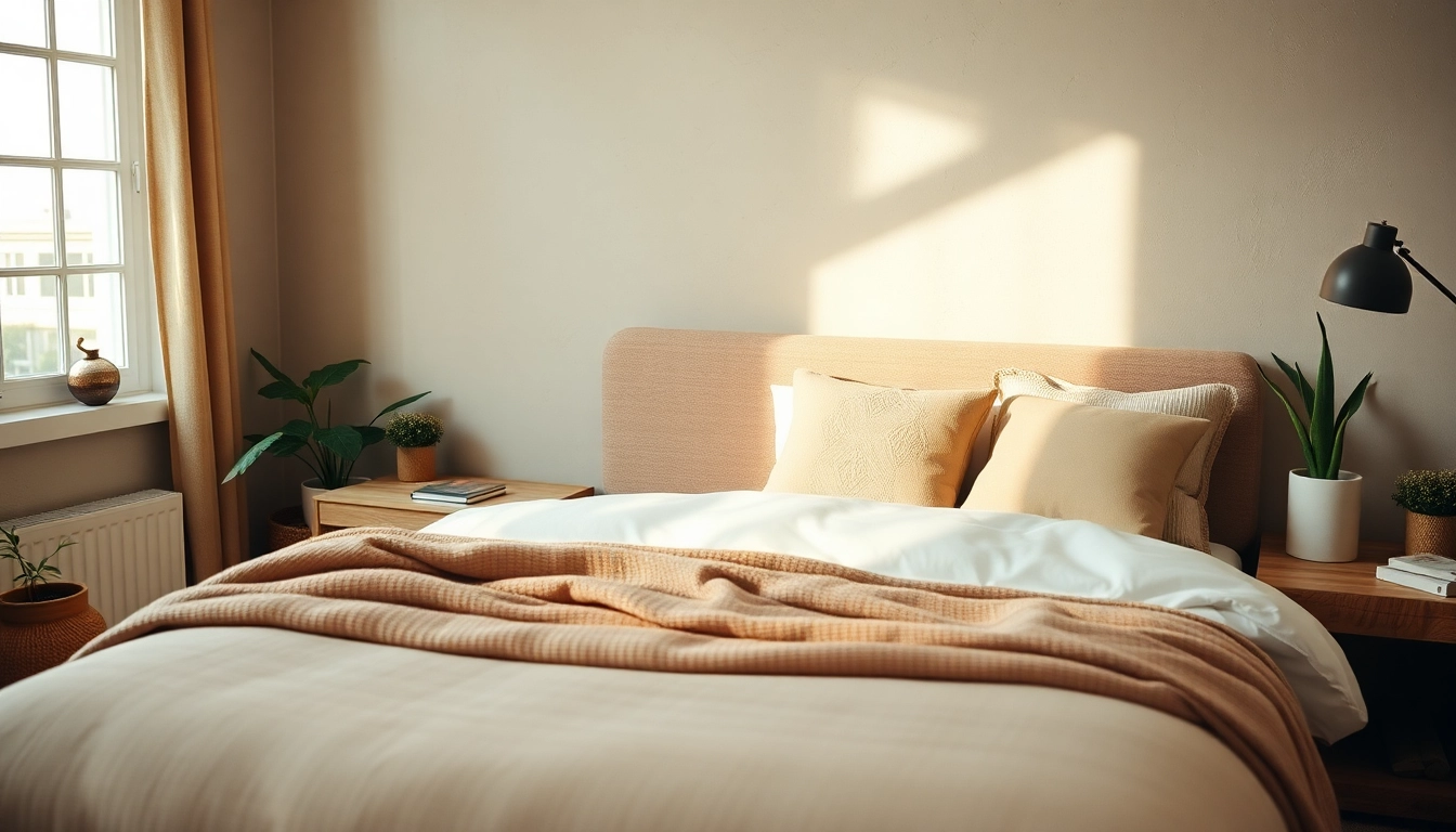 Elevate your sleep with a stylish twin size bed surrounded by cozy decor and natural light.