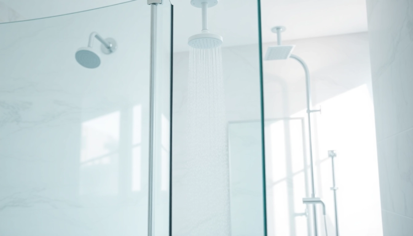 Enhance bathrooms with elegant showers featuring modern fixtures and serene designs.