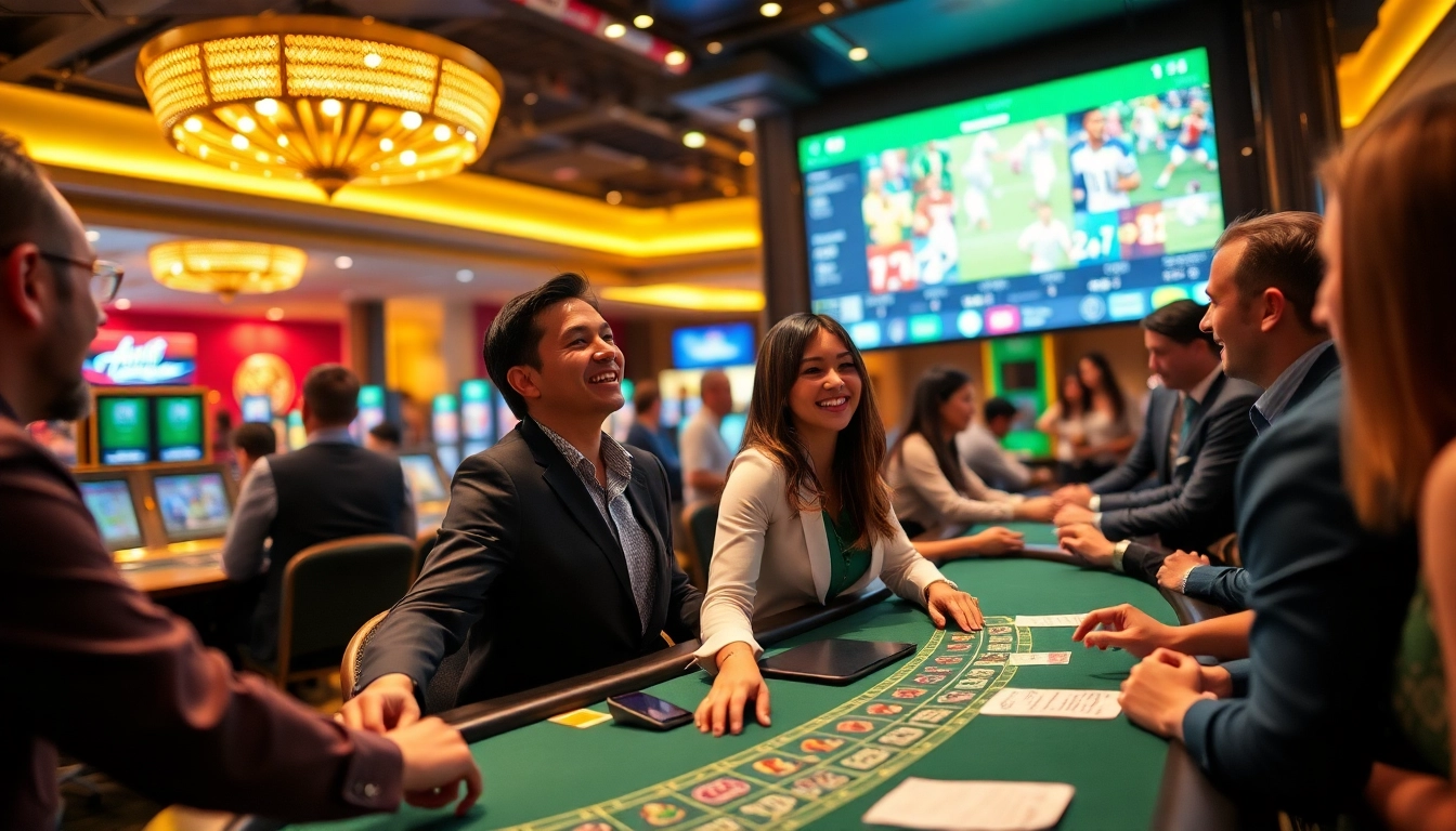 Exciting gaming experience showcasing players engaging with casino games at 888b.bet.