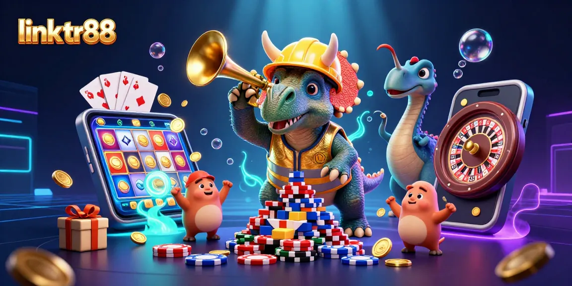 Experience thrilling action at link tr88 with a dynamic illustration of casino adventure and gameplay excitement.