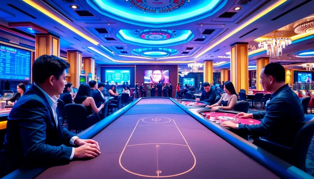 Experience the excitement of casino games at vvvwin88.live with vibrant gaming atmospheres and thrilling moments.