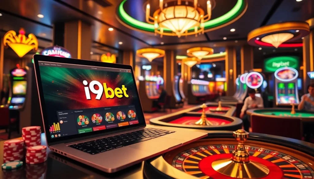 Experience the gaming thrill with i9bet featuring vibrant casino tables and interactive online gambling.